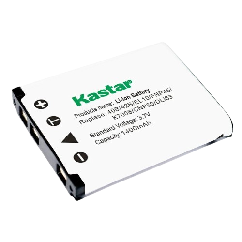 Battery for Nikon EN-EL10  Kodak KLIC-7006  Olympus Li-40B Li-42B Li40C  Fujifilm FNP45  Casio NP80  Pentax D-Li63