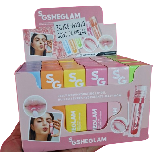 Lipgloss sheglam colores con caja
