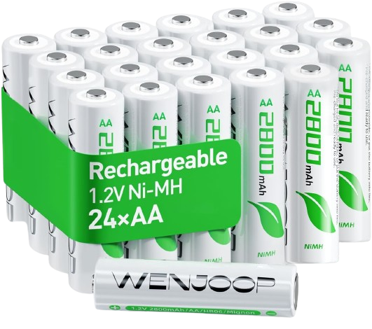 1x4 Pilas Recargables AA WenJoop