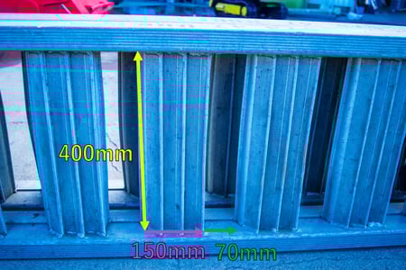 -・アルミブリッジ・4.0t/セット 3.7mの3枚目画像