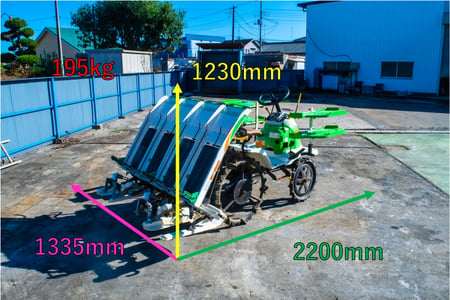 ヤンマー・田植え機・ PeS-1の2枚目画像