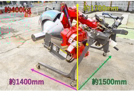 ニプロ・畦塗り機・CZR302Eの2枚目画像