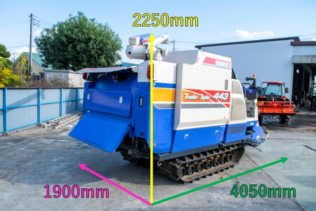 イセキ・コンバイン・HF443G-ZVTWの2枚目画像