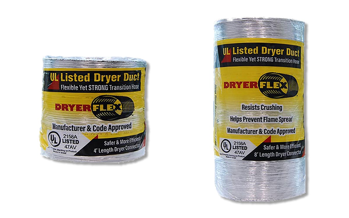Dryer Flex Transition for Clothes dryers.