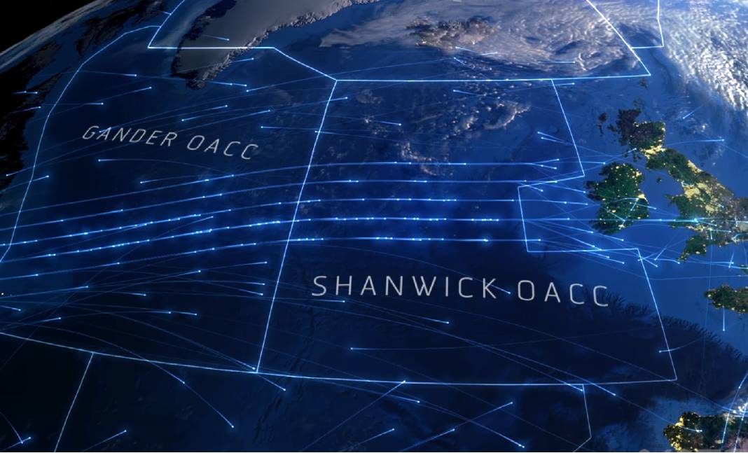 Shanwick Oceanic Control と Gander Oceanic Control