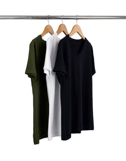 Kit 3 Camisetas Gola V Feminina de Algodão Premium 03