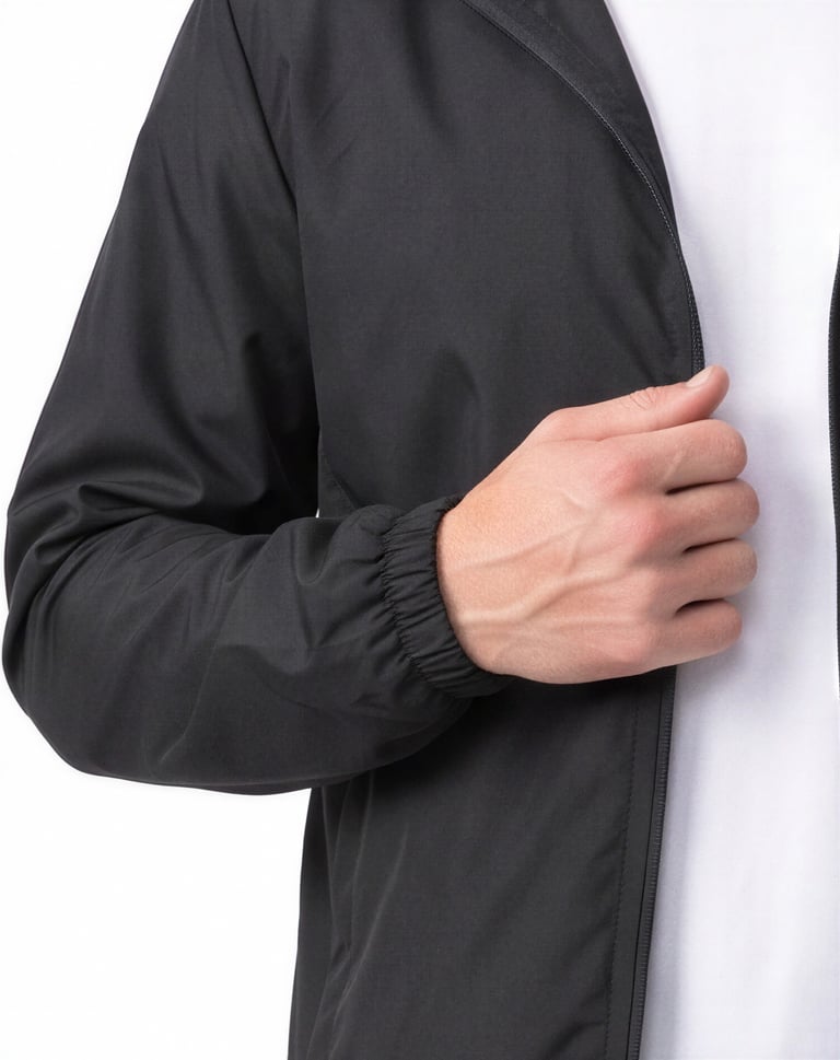 Jaqueta Corta Vento Masculina Preta