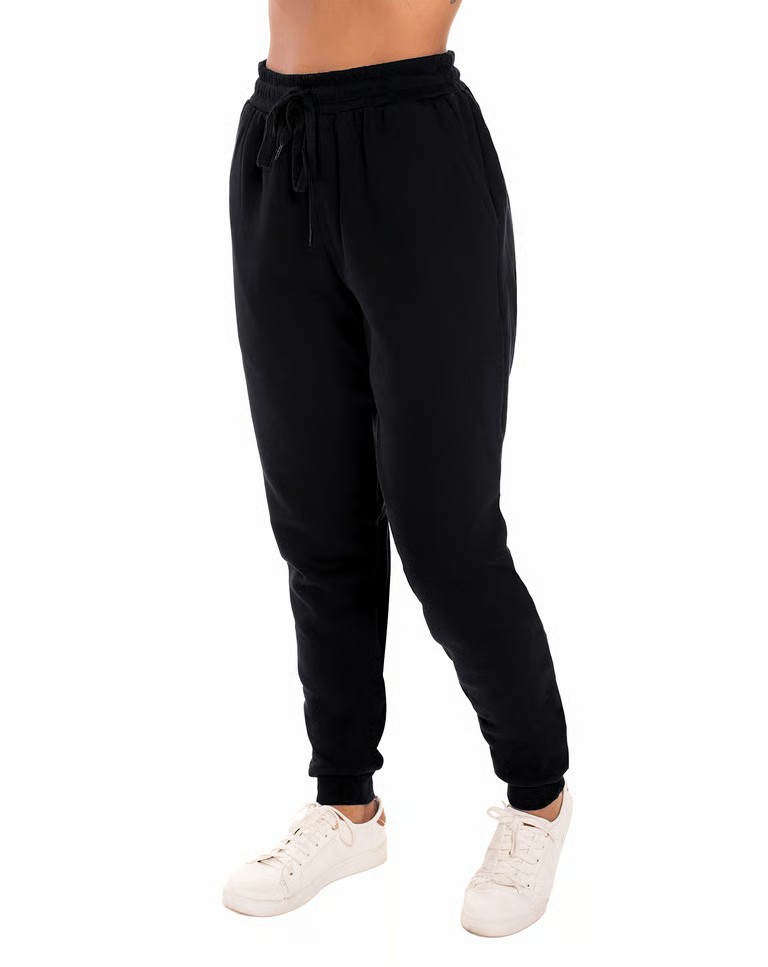 Conjunto Moletom Feminino Blusão Preto 01