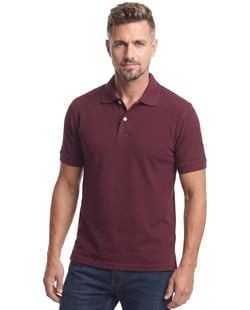 Camisa Polo Piquet Masculina Bordô