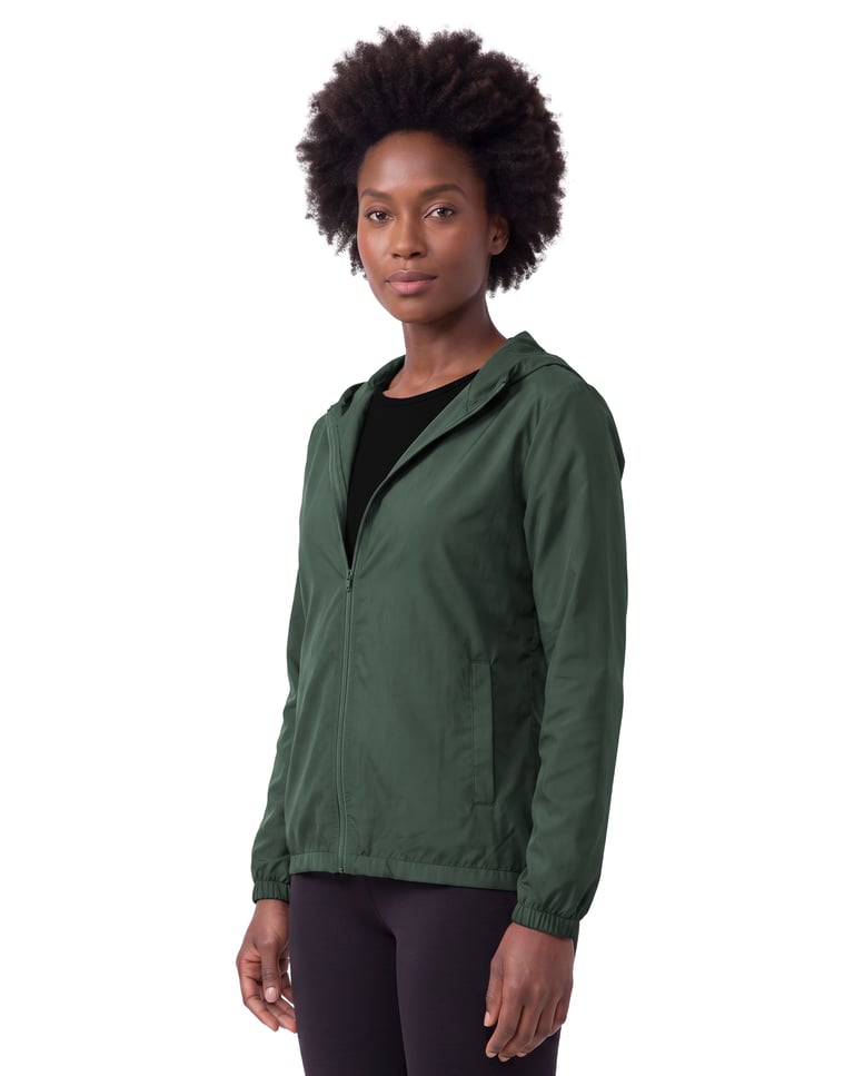 Jaqueta Corta Vento Feminina Verde Militar