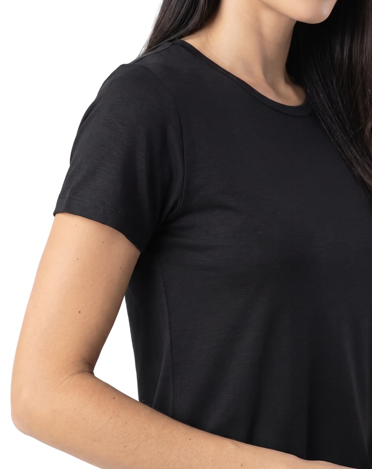Baby Look de Algodão Premium Preta