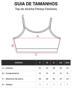 Top de Alcinha Fitness Feminino Preto