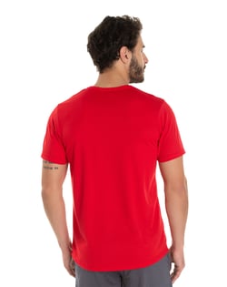 Camiseta Dry Fit Vermelha Proteção UV 30+