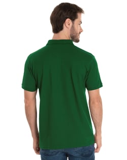 Camisa Polo Piquet Masculina Verde Bandeira