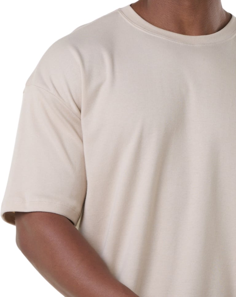 Camiseta Oversized Masculina Areia