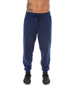 Calça Masculina de Moletom Azul Marinho