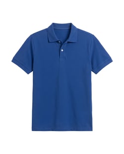 Camisa Polo Piquet Masculina Azul Royal