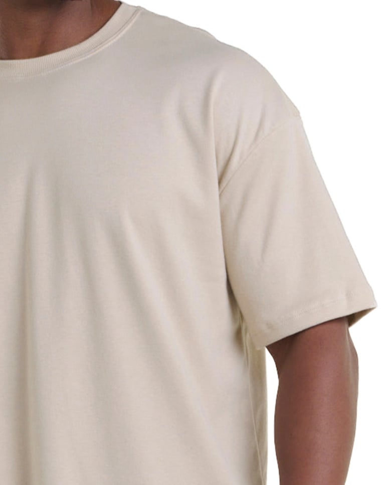 Camiseta Oversized Masculina Areia