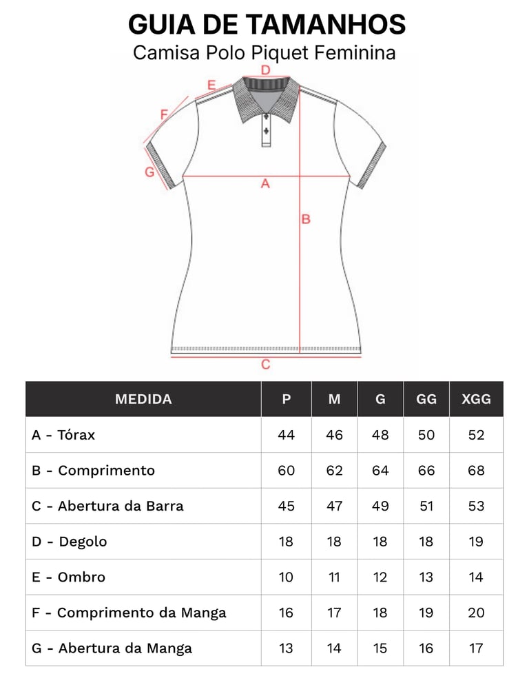 Camisa Polo Piquet Feminina Rosa Claro
