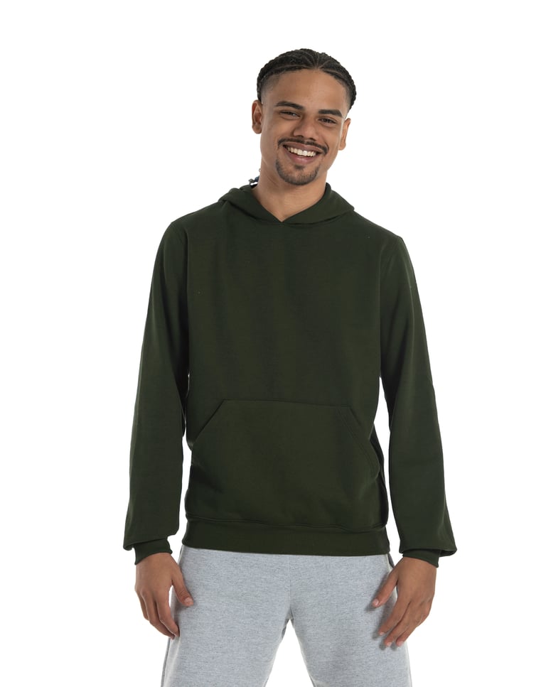 Moletom Canguru com Capuz Verde Militar