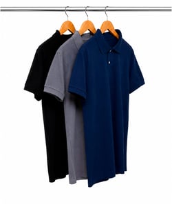 Kit 3 Camisas Polo Piquet Masculinas 05