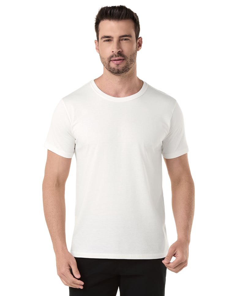 Camiseta de Algodão Premium Off White