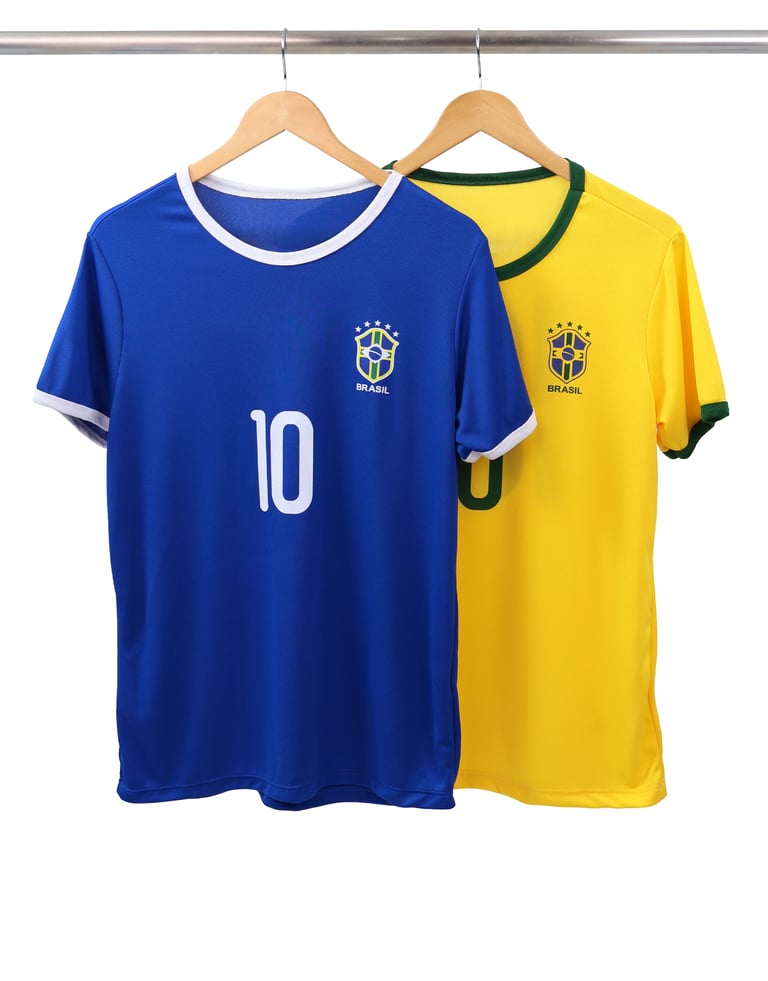 Kit 2 Camisetas Masculinas Brasil Copa 2026 Dry Fit