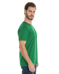 Camiseta de Poliéster/Sublimática Verde Bandeira