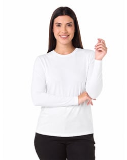 Kit 2 Camisetas Manga Longa Tech Modal Feminina