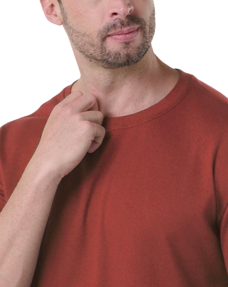Camiseta Oversized Masculina Carmim
