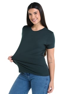 Camiseta Tech Modal Feminina Grafite