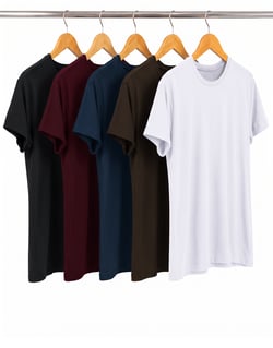 Kit 5 Camisetas Tech Modal Femininas