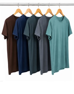 Kit 5 Camisetas Dry Poliamida Raglan Masculinas 03