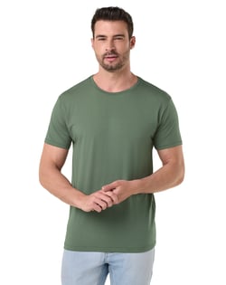 Camiseta Tech Modal Masculina Verde Oliva