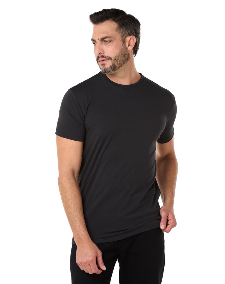 Camiseta Premium Algodão Egípcio Grafite