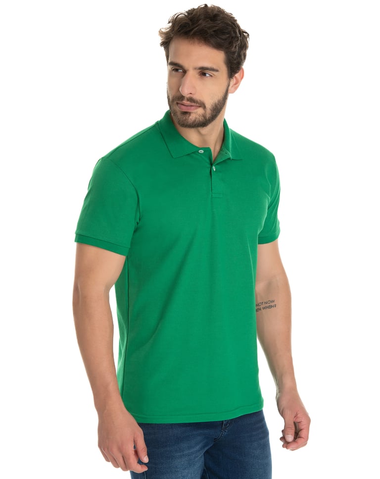 Kit 5 Camisas Polo Piquet Masculinas 16