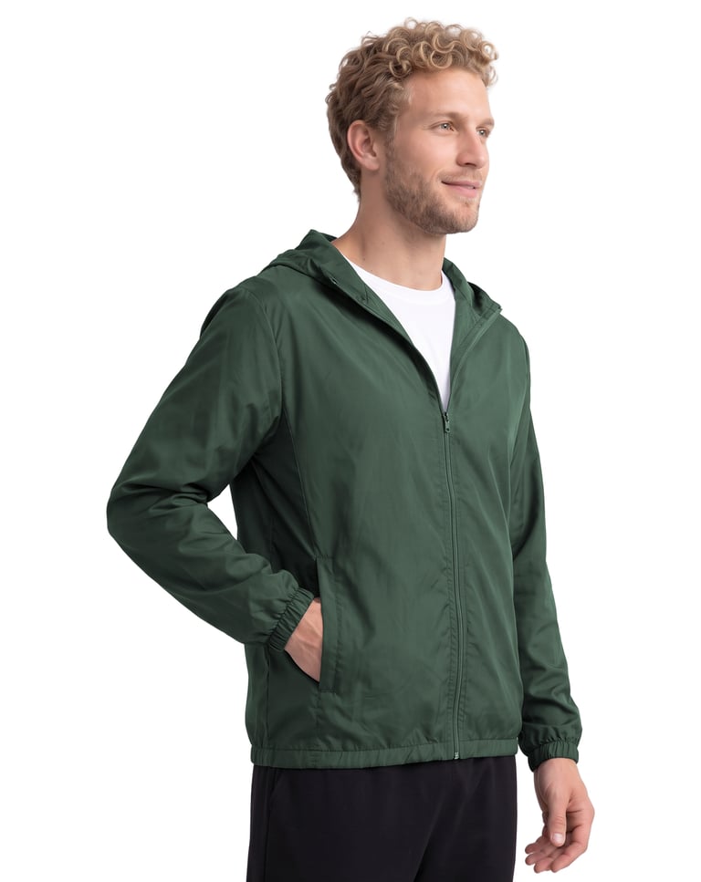Jaqueta Corta Vento Masculina Verde Militar