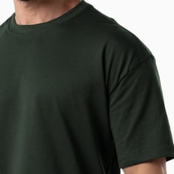 Camiseta Oversized Masculina Verde Militar