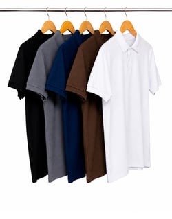 Kit 5 Camisas Polo Piquet Masculinas 03
