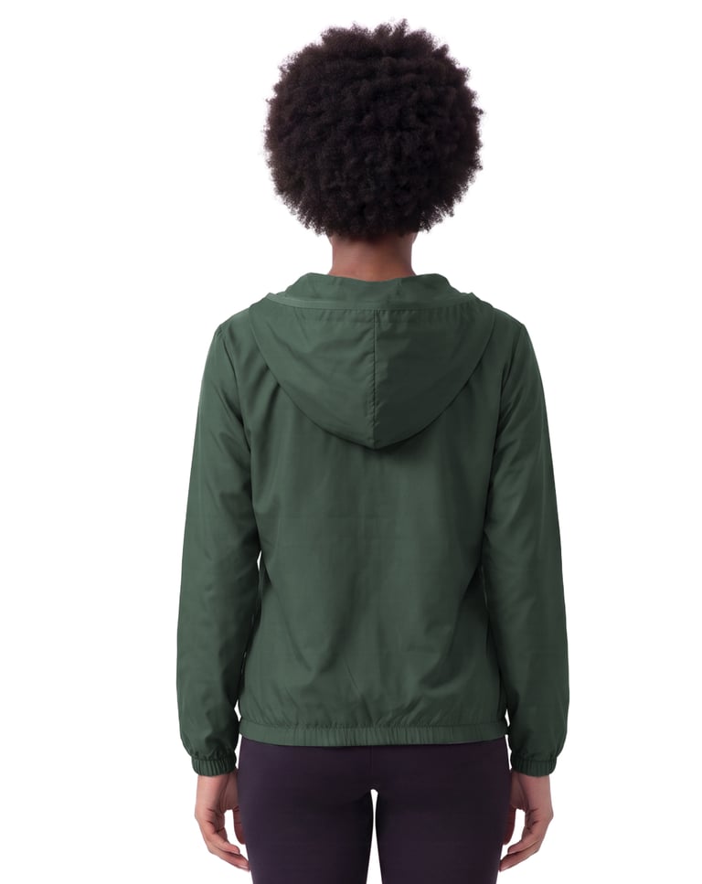 Jaqueta Corta Vento Feminina Verde Militar