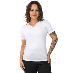 Kit 3 Camisetas Gola V Feminina de Algodão Premium 05
