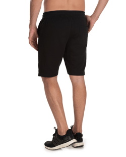 Kit 3 Bermudas de Moletom Preta Lisas