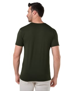 Camiseta Tech Modal Masculina Verde Militar