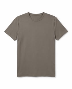 Camiseta Tech Modal Masculina Cinza Terra