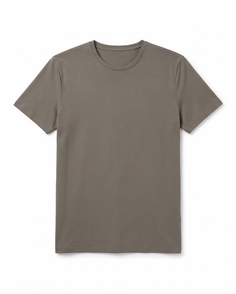 Camiseta Tech Modal Masculina Cinza Terra