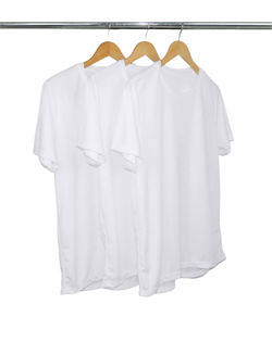 Kit 3 Camisetas Masculinas Dry Fit Branca Proteção UV 30+