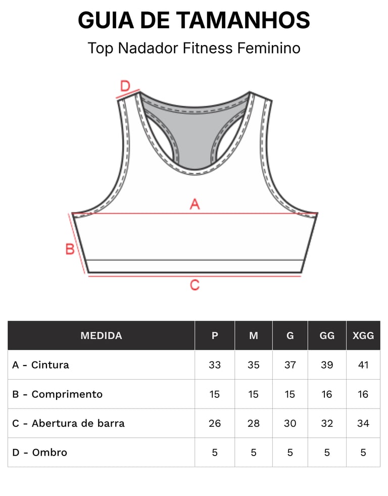 Kit 3 Tops Nadador Fitness Feminino Preto