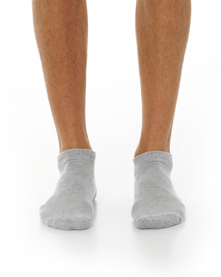 Kit 3 Meias Cano Curto Masculina Mescla