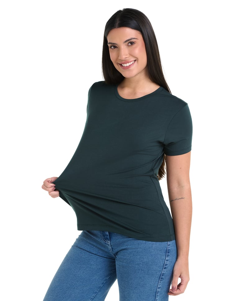 Camiseta Tech Modal Feminina Grafite