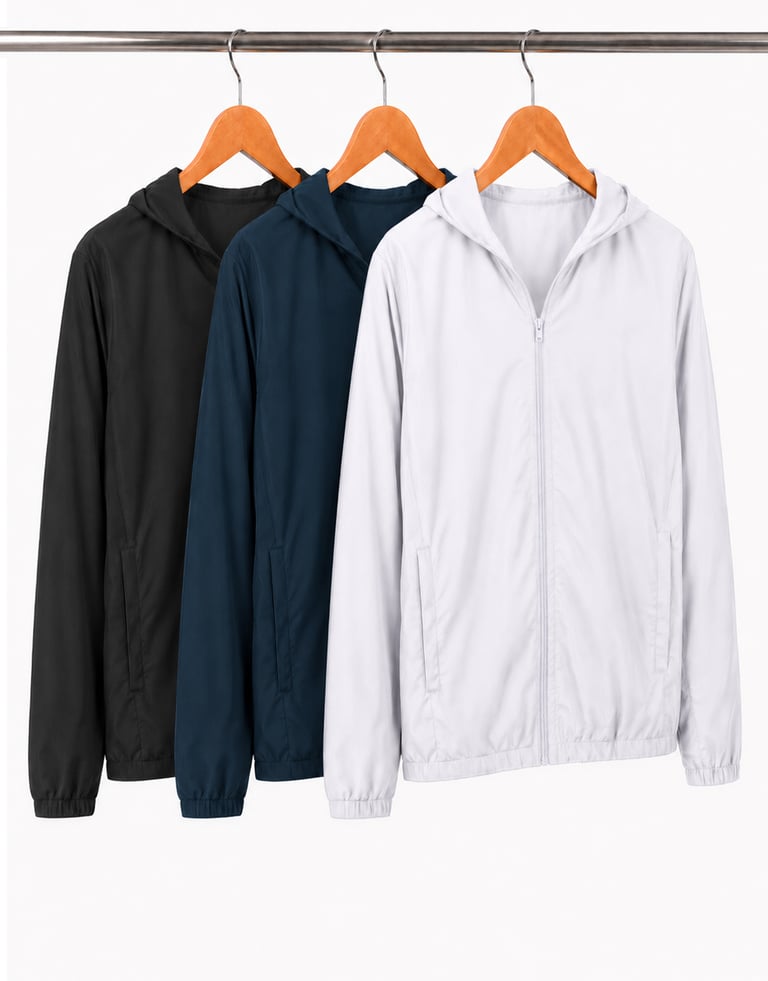 Kit 3 Jaquetas Corta Vento Masculinas 10